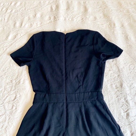 Like-New Black V-Neck Dressy Romper - Picture 2 of 8